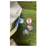 1984 Baseball Buttons Top Stars- 3 Buttons per pack