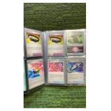Pokémon Mix Lot Book containing approximately 50 cards