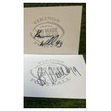 Minnesota Vikings, Kevin Williams, Pat  Williams, Bobby Wade, Sidney Rice autograph from 2007