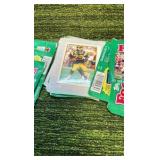 1985 Topps Football Yearbook Sticker packs, Seven unopened , few more open packs