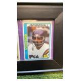 Purple People Eaters Allen Page, and Jim, Marshall of the Minnesota Vikings Framed Cards