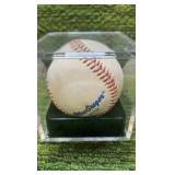 Multiple Autograph Baseball by: Harmon Killebrew with "HOF 84" Inscription, Michael Cuddyer, + One More Autograph, Minnesota Twins