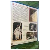 1998 Mark Maguire and Sammy Sosa Home Run Record Breaking Year Booklet with two GOLD cards