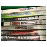 Xbox 360 Lot with Xbox 360 Carrying Case, 4vControllers, 7 Games, & Heavy Duty connection Cables! It Works