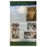 1998 Mark Maguire and Sammy Sosa Home Run Record Breaking Year Booklet with two GOLD cards