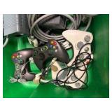 Xbox 360 Lot with Xbox 360 Carrying Case, 4vControllers, 7 Games, & Heavy Duty connection Cables! It Works