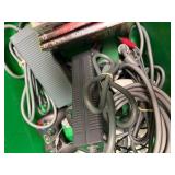 Xbox 360 Lot with Xbox 360 Carrying Case, 4vControllers, 7 Games, & Heavy Duty connection Cables! It Works
