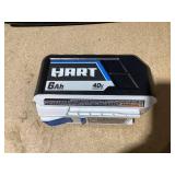 HART 40V Supercharge Brushless Dual Blade 20" Self-Propelled Mower Kit (1) 6AH Battery (1) Charger