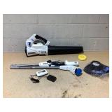 HART 40V 12" String Trimmer and Blower Combo (No Battery, Only Charger)