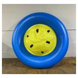 Costway 7.5 ft. Inflatable Dome Rocker Bouncer with 6-Handles Fun Outdoor Game for Kids (Used, Small Hole, Needs Patching, No Blower)