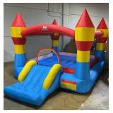 Costway 3-in-1 Kids Bouncer with Slide with 520W Blower for Yard (No Blower)