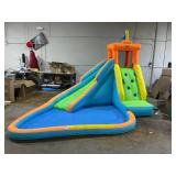 Costway Kids Bounce House Castle Splash Water Pool with 740W Blower