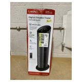 Lasko 22" Ceramic Tower Space Heater with Remote (black, model CT22495)