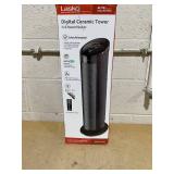 Lasko 22" Ceramic Tower Space Heater with Remote (black, model CT22495)