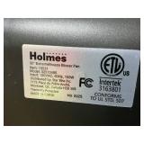 Holmes 30 ExtremeBreeze High Velocity Tower Fan with Programmable Thermostat and 3 Speeds, Black