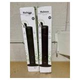 LOT OF 2 Holmes 37" WhisperForce Tower Fan, CleanBreeze, ClearRead Display, Remote, Black