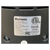 LOT OF 2 Holmes 37" WhisperForce Tower Fan, CleanBreeze, ClearRead Display, Remote, Black