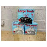 LOT OF 3 up&up Trash Bags