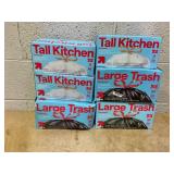 LOT OF 6 up&up Trash Bags