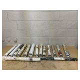 LOT OF 15 Variety Designs Of Peel and Stick Wallpaper