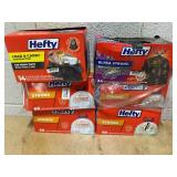 LOT OF 6 Hefty Trash Bags