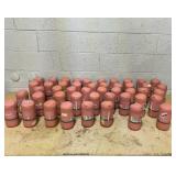 LOT OF 46 Biom Refillable Wipe Dispensers - Terracotta