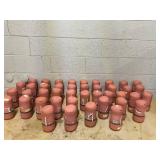 LOT OF 45 Biom Refillable Wipe Dispensers - Terracotta