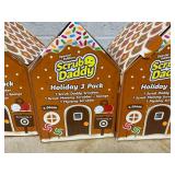 LOT OF 10 Scrub Daddy Holiday 3 Pack Scrubbers