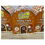 LOT OF 10 Scrub Daddy Holiday 3 Pack Scrubbers