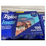 LOT OF 9 Ziploc Freezer Bags