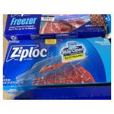 LOT OF 9 Ziploc Freezer Bags