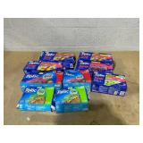 LOT OF 9 Ziploc Bags
