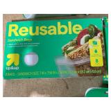 LOT OF 9 up&up Reusable Bags