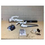 HART 20V 10" String Trimmer & Bazooka Blower Combo (No Battery, Only Charger)