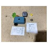 Denvest WiFi Water Timer with Brass Inlet, 1 Zone Smart Hose Timer, APP Remote Control Via 2.4Ghz WiFi, Voice Function Compatible with Alexa and Google Assistant (Missing Water Hose Connector)