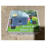 Denvest WiFi Water Timer with Brass Inlet, 1 Zone Smart Hose Timer, APP Remote Control Via 2.4Ghz WiFi, Voice Function Compatible with Alexa and Google Assistant (Missing Water Hose Connector)