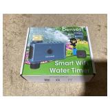 Denvest WiFi Water Timer with Brass Inlet, 1 Zone Smart Hose Timer, APP Remote Control Via 2.4Ghz WiFi, Voice Function Compatible with Alexa and Google Assistant (Missing Water Hose Connector)