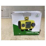 TRJZWA 3 Zone Sprinkler Timer for Garden Hose,Water Timer with 3 Independent Zone,Programmable Automatic&Manual Irrigation System with Brass Inlet,Rain Delay,IPX5 Waterproof,LCD Display for Yard,Lawn,