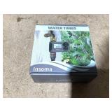 Insoma Sprinkler Timer with Brass Swivel, Programmable Water Timer for Outdoor Garden Hose, Hose Timers with Rain Delay/Manual/Auto Mode, Drip Irrigation and Lawn Watering System, 1 Outlet