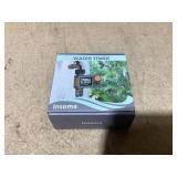 Insoma Outdoor Garden Hose Faucet Timers, Programmable Water Sprinkler Timer with Rain Delay/Manual/Automatic Drip Irrigation and Lawn Watering System for Yard, 1 Outlet (Used)