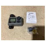 Insoma Outdoor Garden Hose Faucet Timers, Programmable Water Sprinkler Timer with Rain Delay/Manual/Automatic Drip Irrigation and Lawn Watering System for Yard, 1 Outlet (Used)