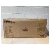 HOMCOM 72" Freestanding Kitchen Pantry Cabinet, Farmhouse Tall Storage Cabinet with 4 Door Cabinets and Adjustable Shelves for Dining Room, White