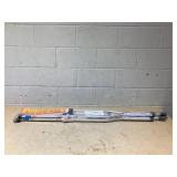 Medline Guardian Aluminum Crutches with Patented Red Dot Hand Grip, Tall Adult - Pack of 8 - Lightweight, Adjustable, Ergonomic Mobility Support with Easy Height Adjustment