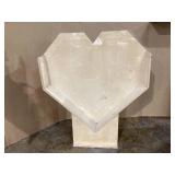 Heart Wooden Display 56x48x8 in  (Minor Transit Damage, See Photos)