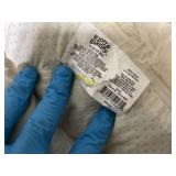 Boots & Barkley Donut Bolster Dog Bed - Cream - M - 28 Inches (L), 7 Inches (H) x 24 Inches (W)