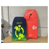 LOT OF 2 DBX Bodyboard & Boogie Board Bodyboard (Minor Transit Damage)