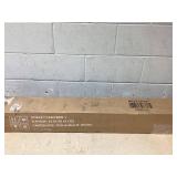 Clihome 12 ft. L x 8.2 ft. W Coffee Polyester Crank Patio Umbrella with Vent for Outdoor Table Use (Missing Pole)