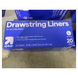 LOT OF 10 up&up Drawstring Liners For Cat Litter Boxes Size L 30x18 in