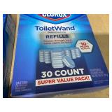 LOT OF 9 Clorox (1) Toilet Wand & (8) Toilet Wand Refills