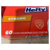 LOT OF 9 Hefty Trash Bags